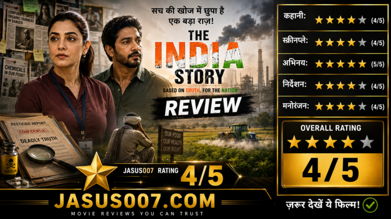 The India Story Review: दमदार कहानी और शानदार अभिनय,&nbsp; असरदार कहानी; Jasus007 की तरफ से 4/5 स्टार